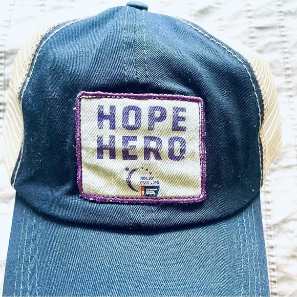 NWT RELAY FOR LIFE "HOPE HERO"  Mesh Back Baseball Cap - American Cancer Society - Picture 2 of 6